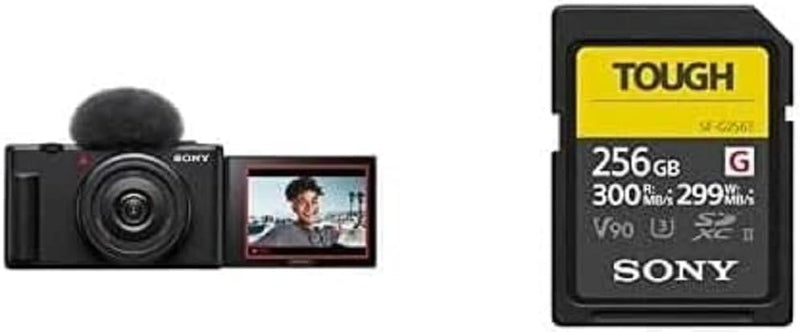 Sony ZV-1 II Vlog Camera With 18-50mm Lens 4K 256GB Memory Card