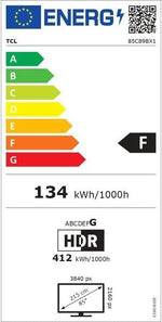 QD Mini LED TV Tcl 85C89B 215cm 4K UHD 2024 Brushed Aluminium