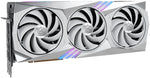 MSI GeForce RTX 4080 16GB GAMING X TRIO WHITE Graphics Card