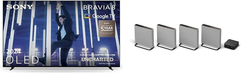 Sony BRAVIA 8 OLED, K55XR80, 55" TV BRAVIA Theatre Quad