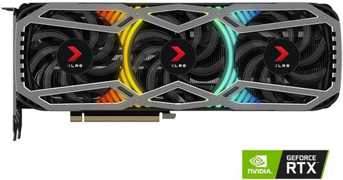 PNY GeForce RTX 3090 24GB XLR8 Gaming REVEL EPIC-X RGB Triple Fan Graphics Card (Renewed)