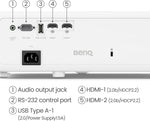 BenQ TK710 4K HDR Laser Projector 3200 Lumens 240Hz Gaming White