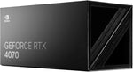 NVIDIA GeForce RTX 4070 12GB GDDR6X Graphics Card Titanium Black