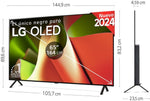 LG TV OLED 2024 | OLED65B4 | 65'' (164 cm) | OLED| α8 AI 4K Processor | Dolby Vision & Atmos | Alexa