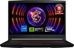 MSI Thin GF63 15.6" 144Hz Gaming Laptop Core i7-12650H RTX 4050 16GB DDR4 512GB SSD