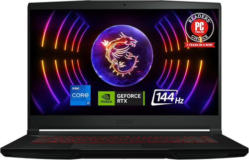MSI Thin GF63 15.6" 144Hz Gaming Laptop Core i7-12650H RTX 4050 16GB DDR4 512GB SSD