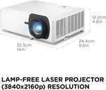 ViewSonic LS901-4K Laser Projector 4K UHD 5500 ANSI Lumens 240Hz White