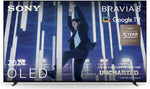 Sony BRAVIA 8 OLED, K77XR80, 77" TV BRAVIA Theatre Bar 8 – Dolby Atmos Single Soundbar