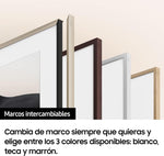 SAMSUNG The Frame 2023 85LS03 85" Smart TV, Art Gallery with Matte Display, Interchangeable Frames, Quantum Dot Technology, One Connect and Nearly Invisible Cable, Slim Wall Mount