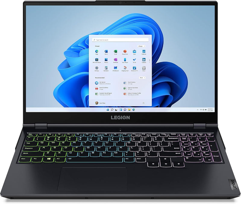 Lenovo Legion 5 15.6" FHD Gaming Laptop, AMD Ryzen 5 5600H, 8GB DDR4 RAM, 512GB NVMe SSD, RTX 3050 Ti