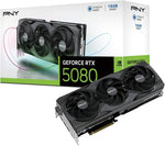 PNY GeForce RTX 5080 16GB GDDR7 Triple Fan Graphics Card