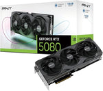 PNY GeForce RTX 5080 16GB GDDR7 Triple Fan Graphics Card