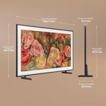 SAMSUNG The Frame TV 4K 2024 50LS03D 50" Smart TV with Art Gallery with Matte Display, Interchangeable Frames, 100% Color Volume with Quantum Dot and One Connect and Nearly Invisible Cable