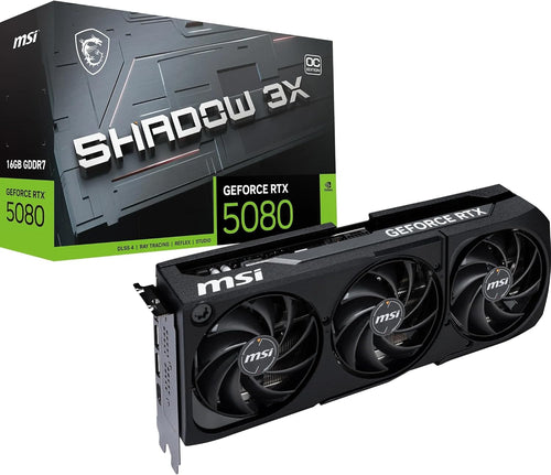 MSI GeForce RTX 5080 16G SHADOW 3X OC Graphics Card
