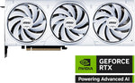 MSI GeForce RTX 5080 16GB GDDR7 Ventus 3X OC White Graphics Card