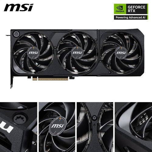 MSI GeForce RTX 5080 16G SHADOW 3X OC Graphics Card