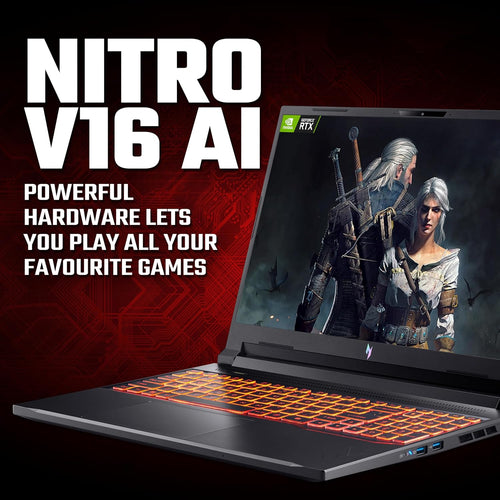 Acer Nitro V16 AI ANV16-42 Gaming Laptop AMD Ryzen AI 9 365 32GB 1TB SSD RTX 5070 16" 180Hz Win 11
