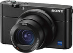 Sony RX100 V 20.1MP 1.0-Type Compact Camera with 24-70mm F1.8-2.8 Zeiss Lens Black