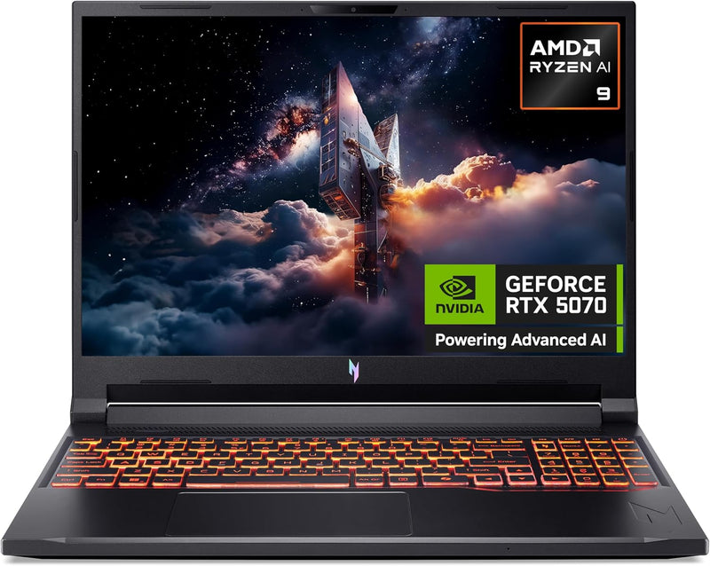 Acer Nitro V16 AI ANV16-42 Gaming Laptop AMD Ryzen AI 9 365 32GB 1TB SSD RTX 5070 16" 180Hz Win 11